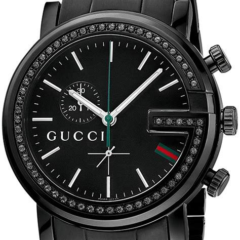 gucci diamond watch|black gucci watch with diamonds.